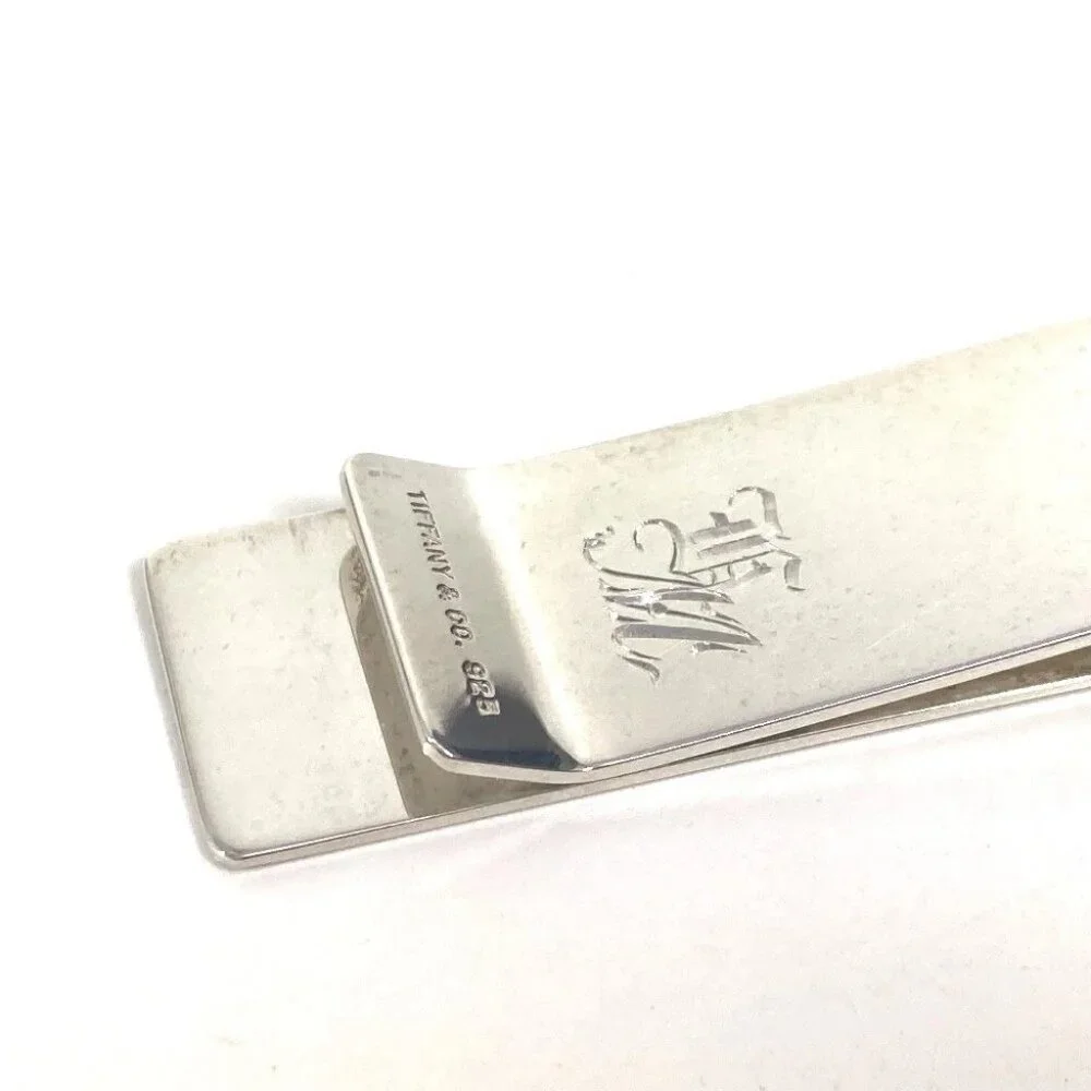 TIFFANY & Co. logo Bill Clip Money clip SV925 Silver